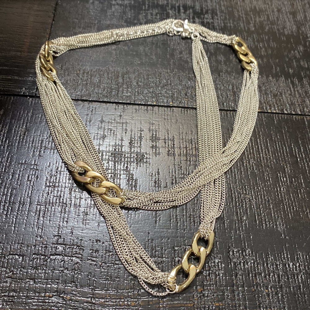 Signed Premier Designs Multiple Strands Silver An… - image 3